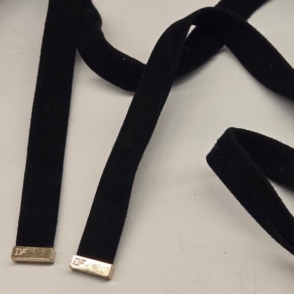 Diane von Furstenberg Bastia Black Suede LaceUp Gladiator Espadrilles EU 37 US 7 - Picture 6 of 8